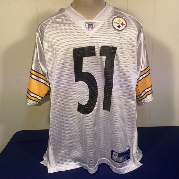 Reebok Pittsburgh Steelers James Farriior Jersey mens size large - Picture 3 of 10